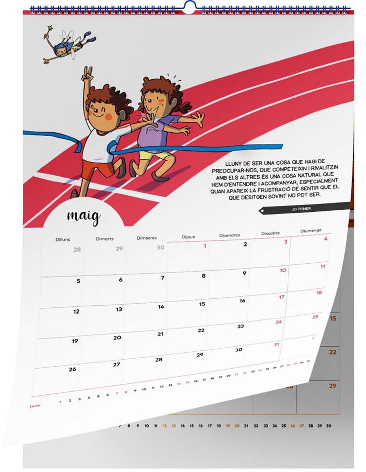 Calendario pared 2025 La Fada dels Volcans