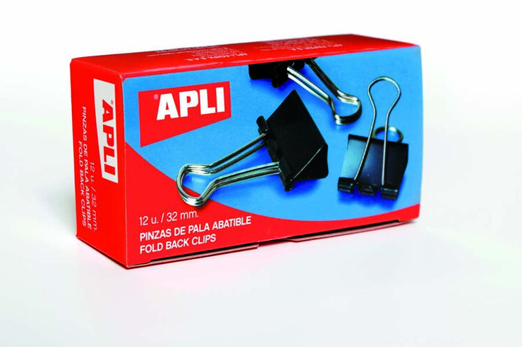 Pinza pala abatible Apli 19mm 12 unidades