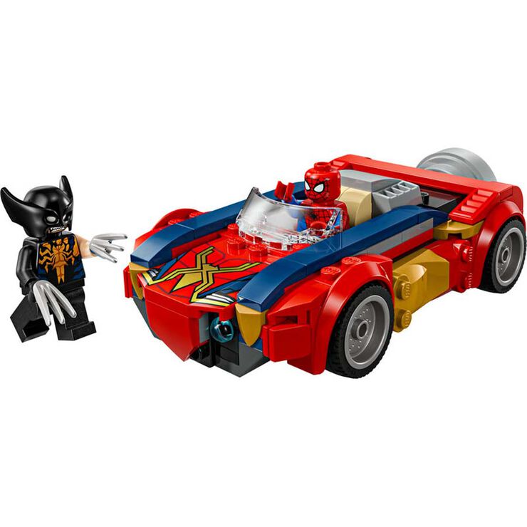 LEGO® Super Heroes Cotxe d'Spider-Man vs. Lobezno Venomitzat 76336