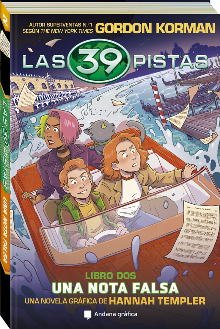 Las 39 pistas. Libro 2: Una nota falsa. C&oacute;mic de misterio y aventuras