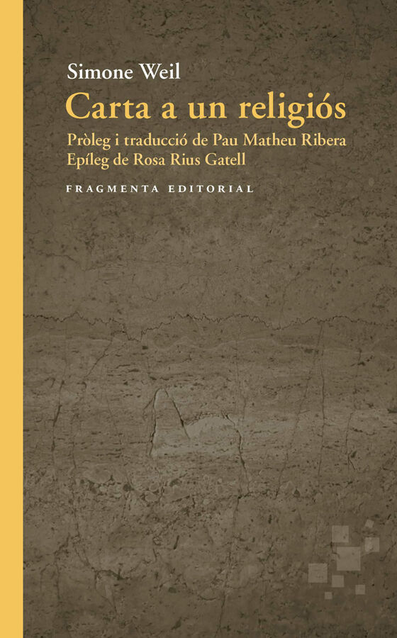 Carta a un religi&oacute;s