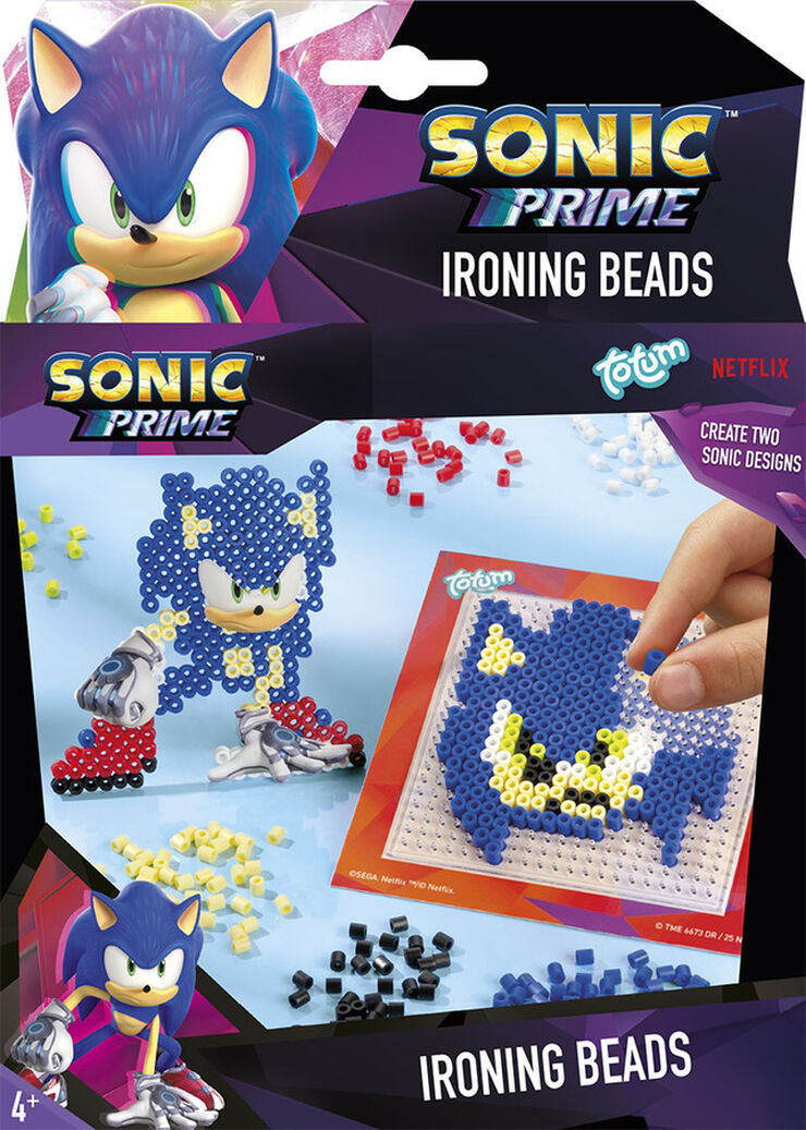 Crea Sonic con Perlas para Planchar