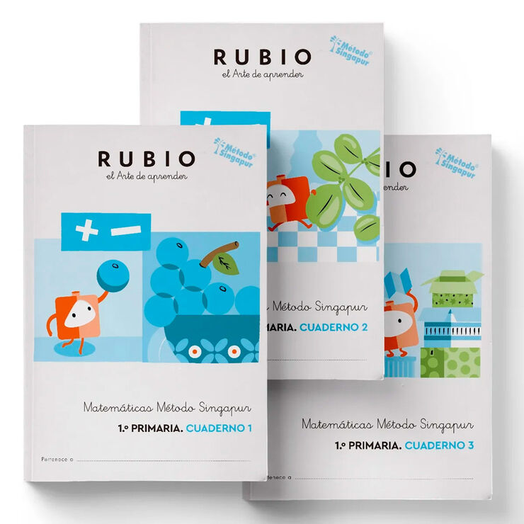 Pack Matemáticas Método Singapur 1.º Primaria