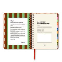 Agenda Uo A5 Semana Vista Castellano 2027 Sunset