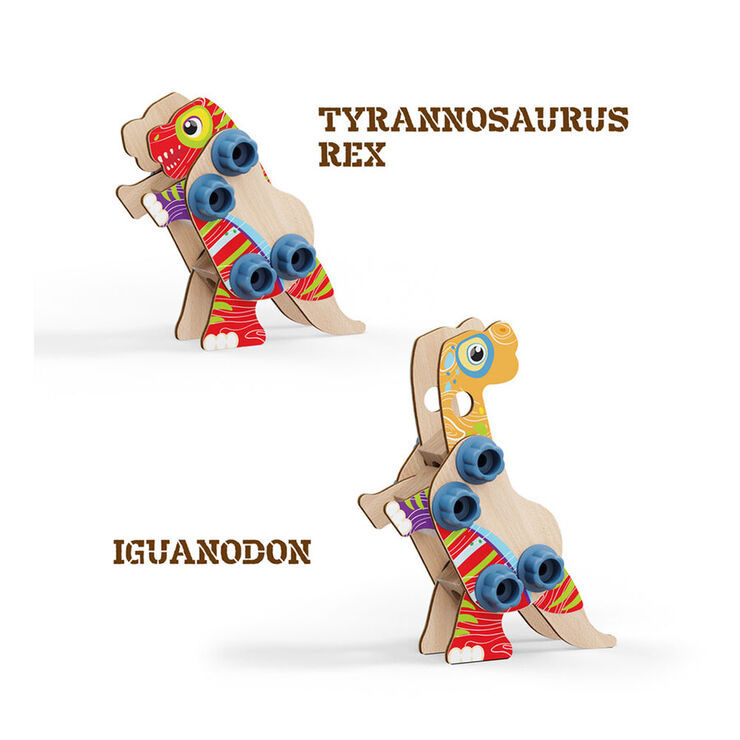 Bio Dinosaurios de madera