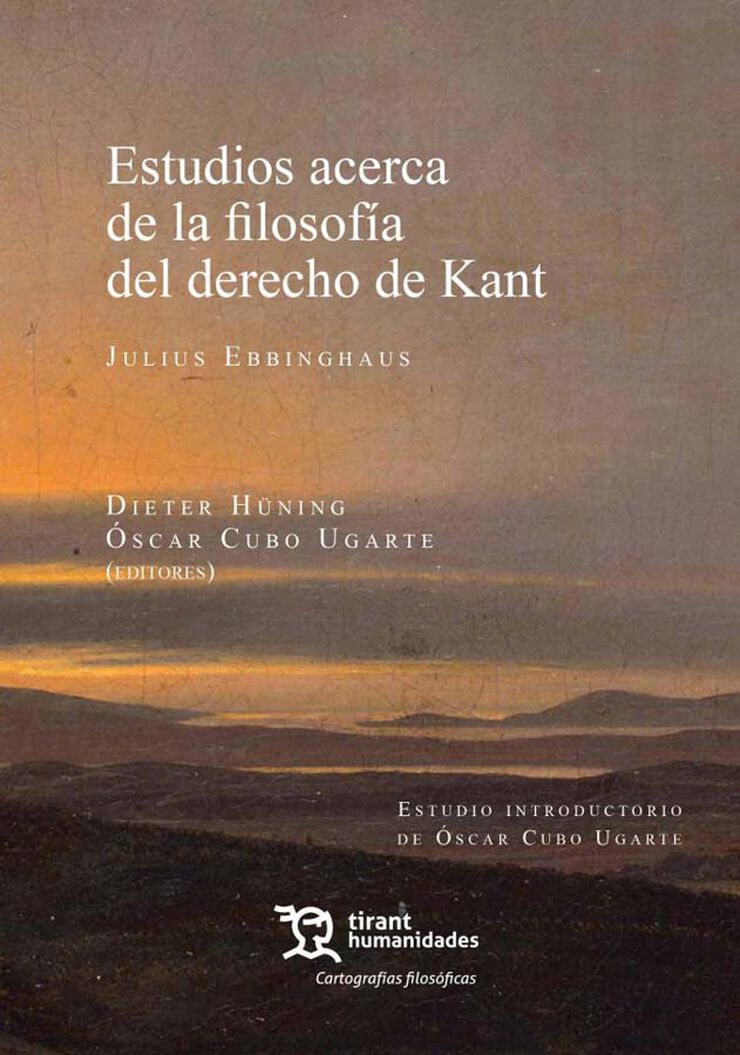 Estudios acerca de la filosofía del derecho de Kant
