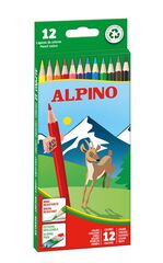L&aacute;pices de colores Alpino 12 colores