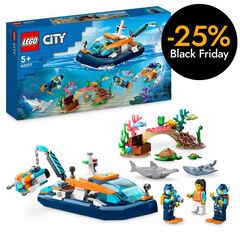 LEGO® City Vaixell de Buceig Explorador 60377