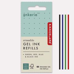 Recambio Bol&iacute;grafo borrable 4 Colores Kikkerland