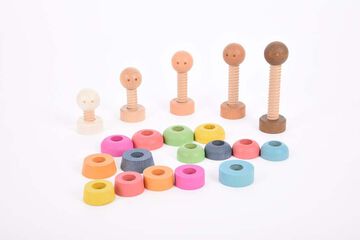 Figuras de madera Rainbow