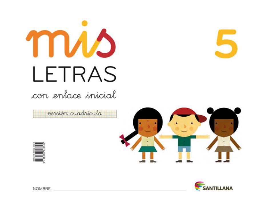 Mis Letras 5 Cuadr&iacute;cula Pack Infantil 5 a&ntilde;os