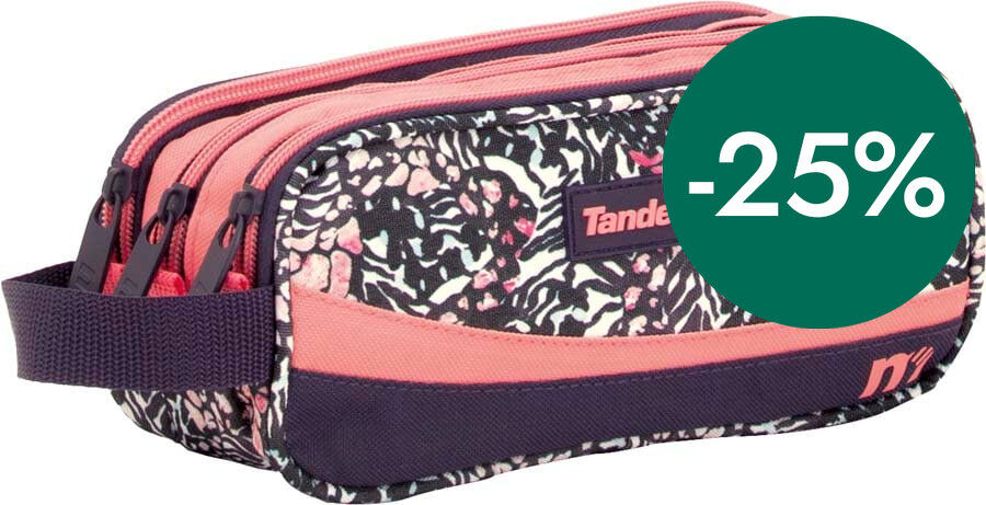 Estuche Tandem Pop 3 cremalleras