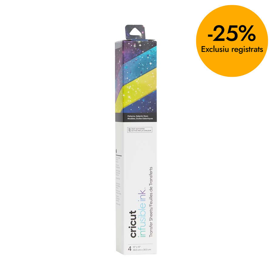 Infusible Ink Galactic Stars 4 hojas 12x12cm