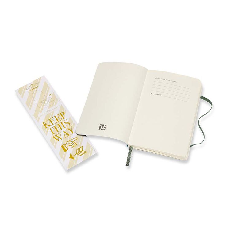 Libreta Moleskine Soft L Verde Oscuro Liso
