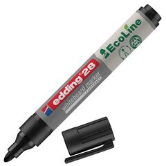 Rotuladores pizarra Edding Ecoline 28 negro 10u