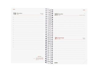 Agenda Finocam Year D&iacute;a P&aacute;gina 2027 Catal&aacute;n Rojo