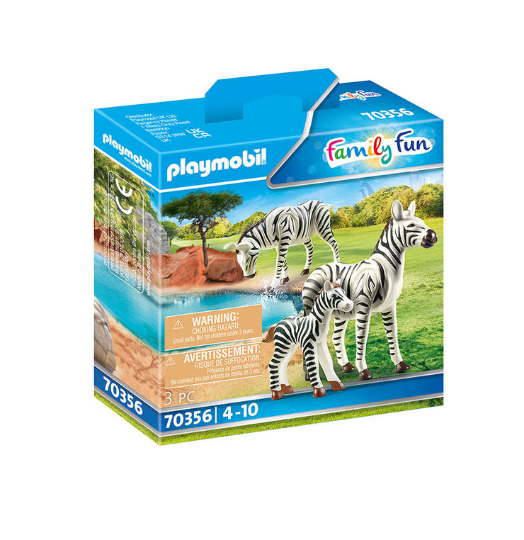Playmobil Family Fun Cebras con Bebé (70356)