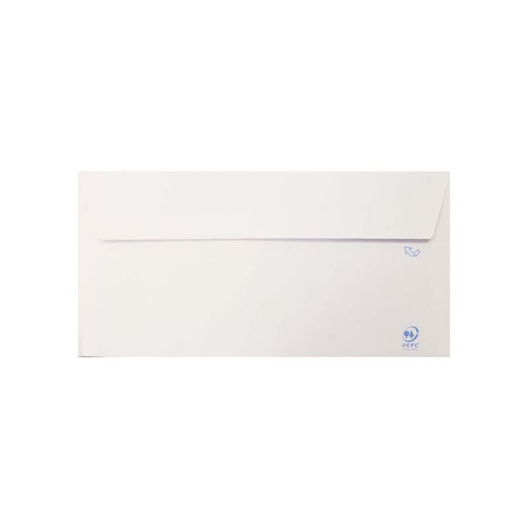 Sobre blanco con ventana 110x220mm 90g 500u