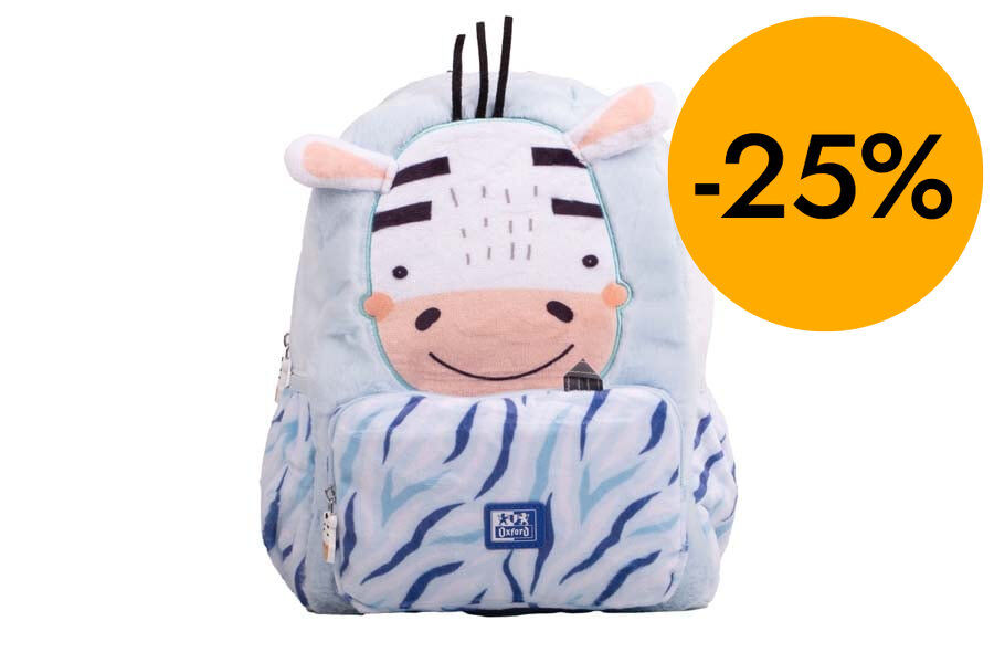 Mochila infantil Zebra Oxford