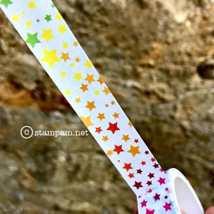 Washi Tape Stampam Stars Colores