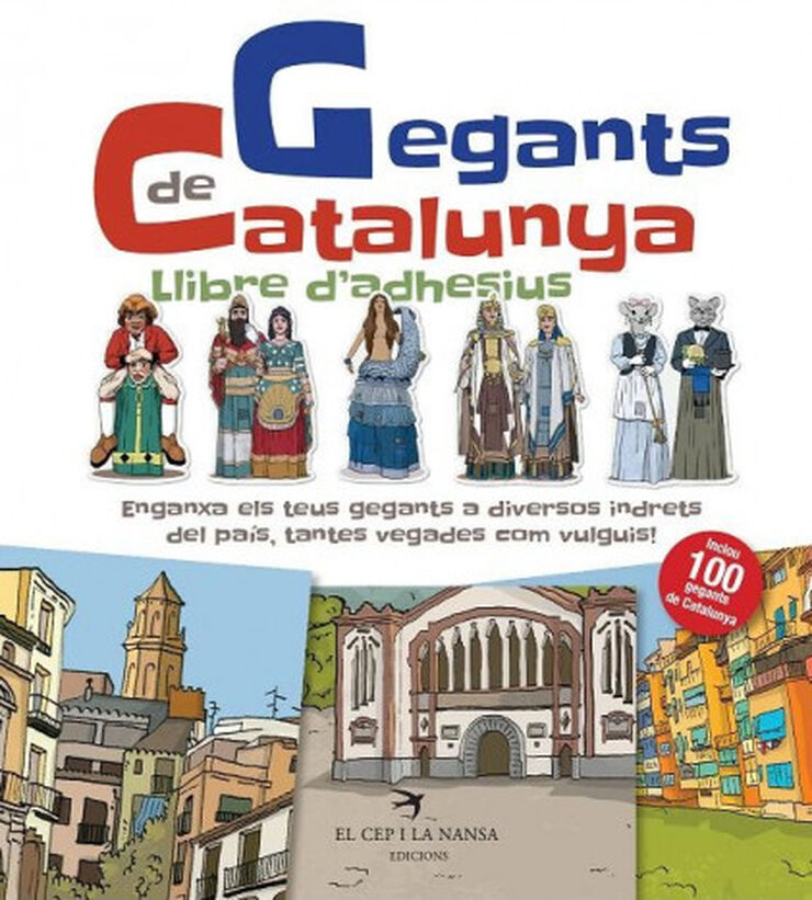 Gegants de Catalunya. Llibre d'adhesius