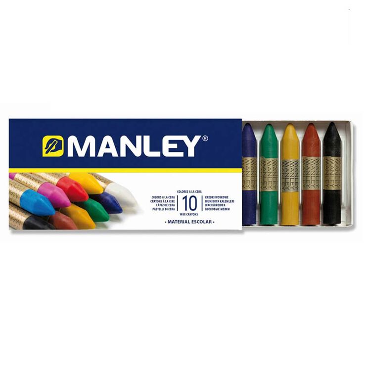 Cera grasas grasas Manley 10 colores