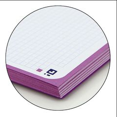 Notebook Oxford EuropeanBook 1 A4 80 fulls 5x5 lila
