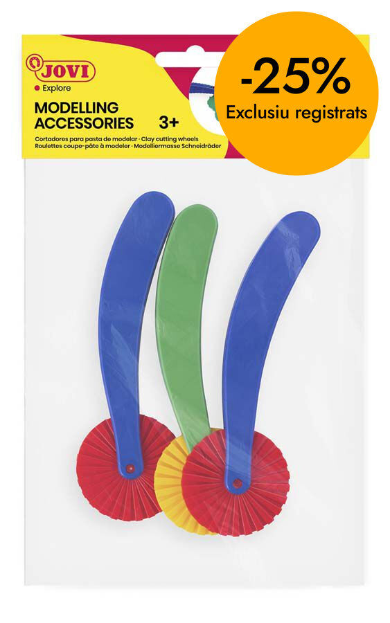 Talladors plastilina ondulats Jovi 3u