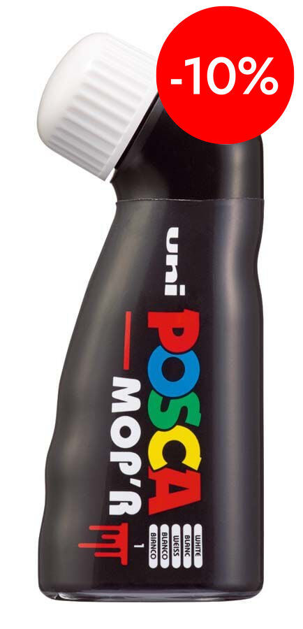 Rotulador Posca Mop'r PCM-22 3-19mm blanco