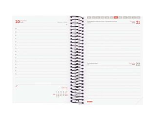 Agenda Finocam escolar espiral E8 dia/pàg cat 2025-26 blau