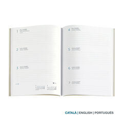 Agenda Miquelrius Plus Setmana Vista Catal&agrave; Quadres 2027 Multicolor