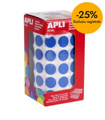 Gomets redondos peque&ntilde;os 10,5mm azul