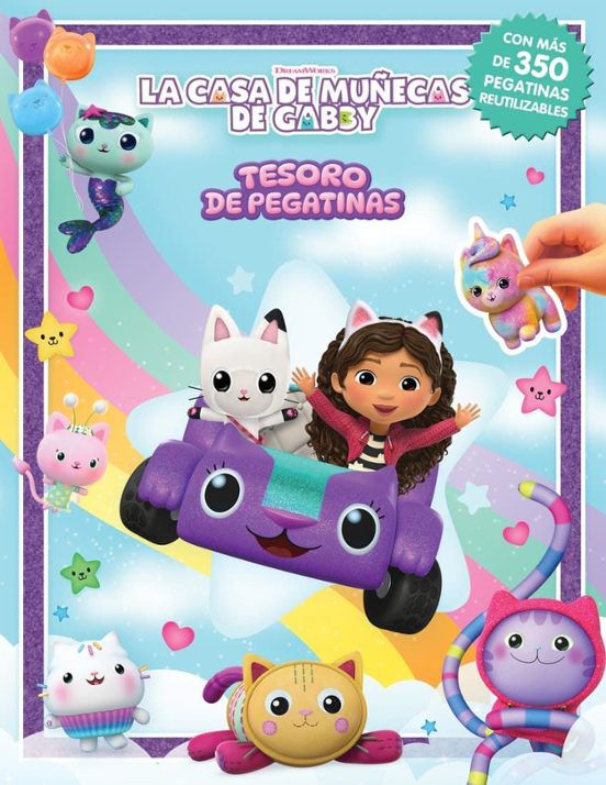 La casa de mu&ntilde;ecas de Gabby. Tesoro de pegatinas