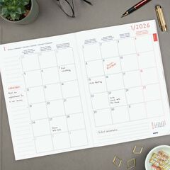 Agenda Planificador Finocam Y11 mes/vista mult 2026 gris