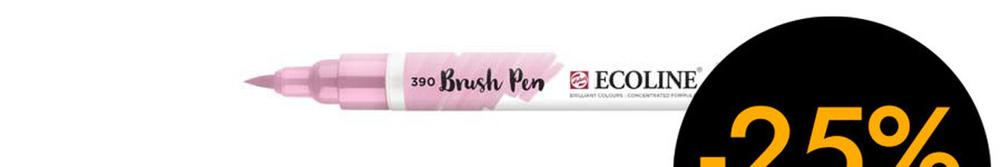 Rotulador Ecoline Brush Pen rosa pastel 390