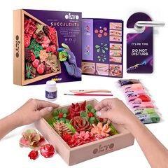 Marc fusta DIY Oktoclay Succulents Passion