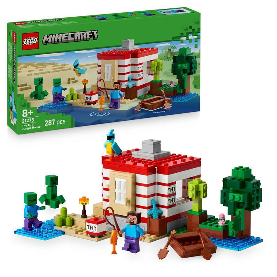 LEGO&reg; Minecraft La Casa-Dinamita de la Selva 21275
