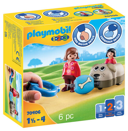 Playmobil 1.2.3 El meu Gos (70406)
