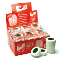 Cinta adhesiva invisible Apli 19mmx33m