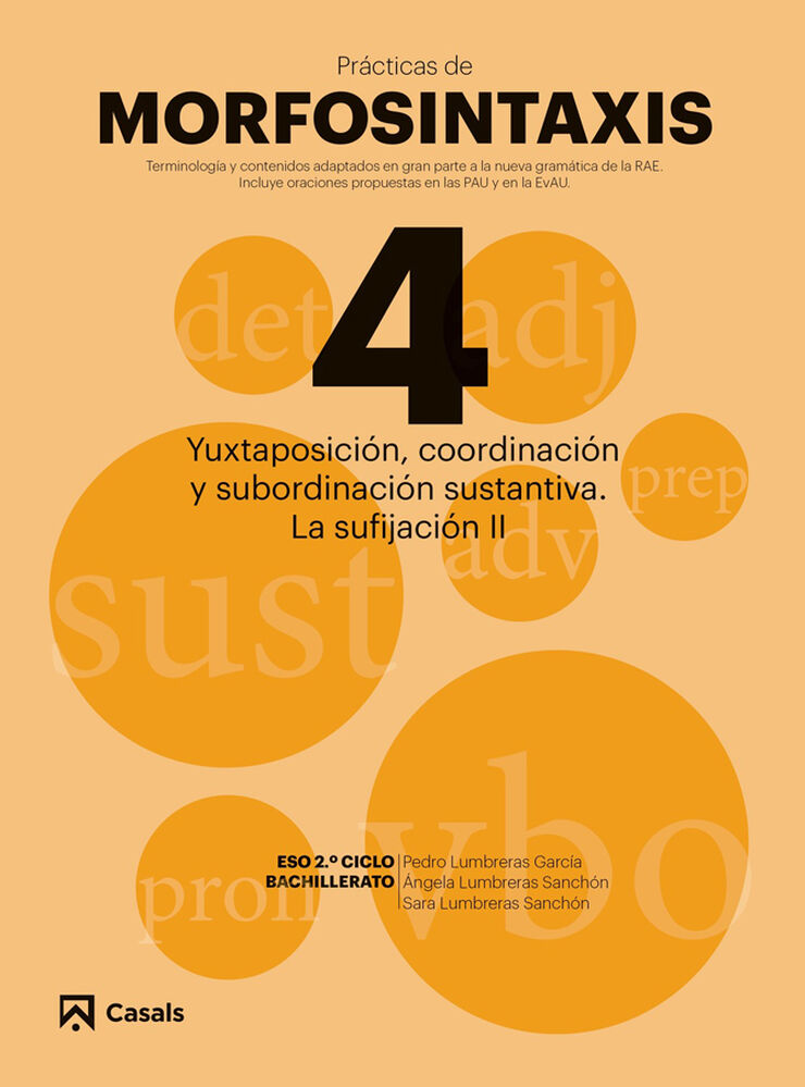 Pr&agrave;cticas Morfosintaxis 4 Yuxtaposici&oacute;n, coordinaci&oacute;n y subordinaci&oacute;n sustantiva. La sufijaci&oacute;n II