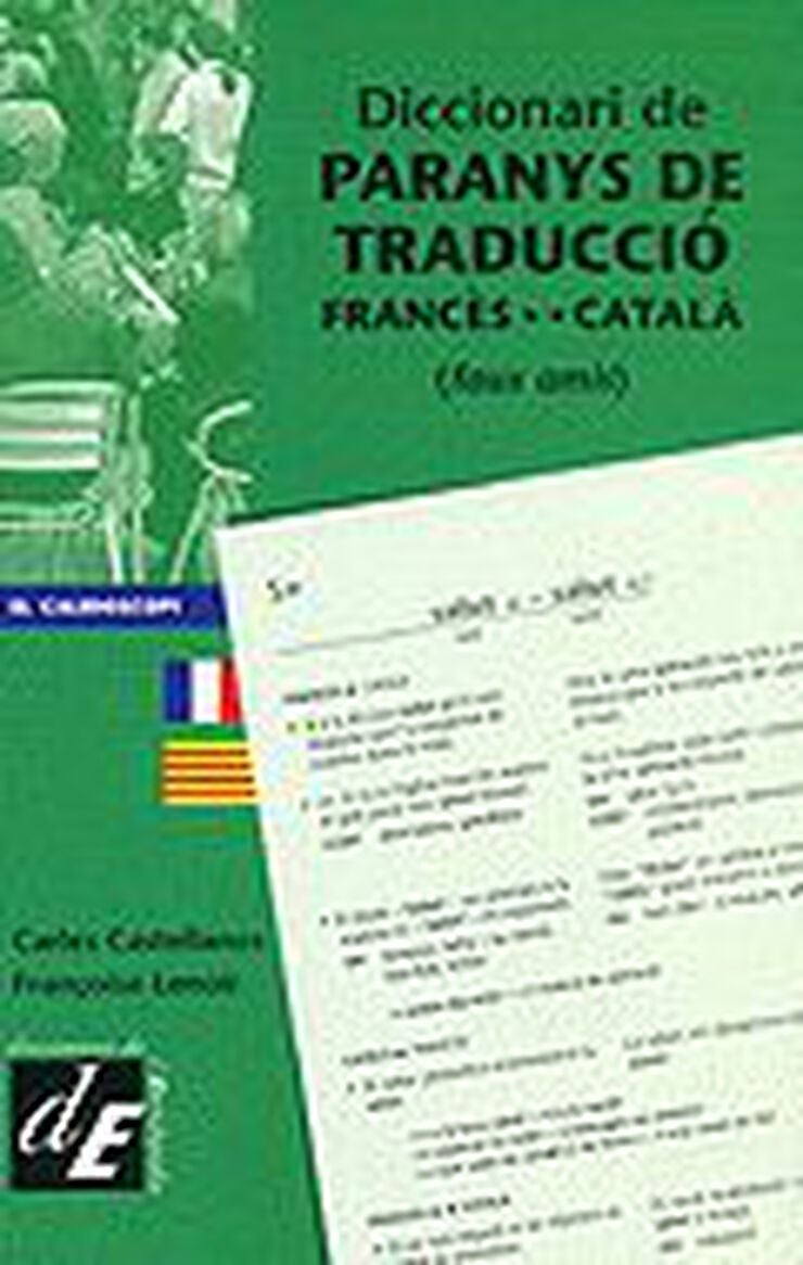 Diccionari de paranys de traducci&oacute; franc&egrave;s-catal&agrave;
