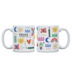 Kit Taza + Calcetines UO ''Profe más guay no hay'' talla 36-41