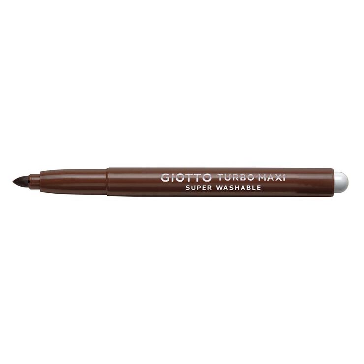 Rotulador Giotto Turbo Maxi marrón 12u