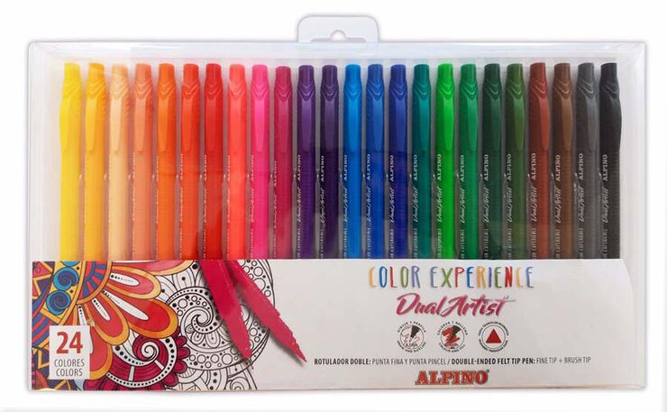 Rotuladores Alpino Dual Artist Color Experience 24 colores