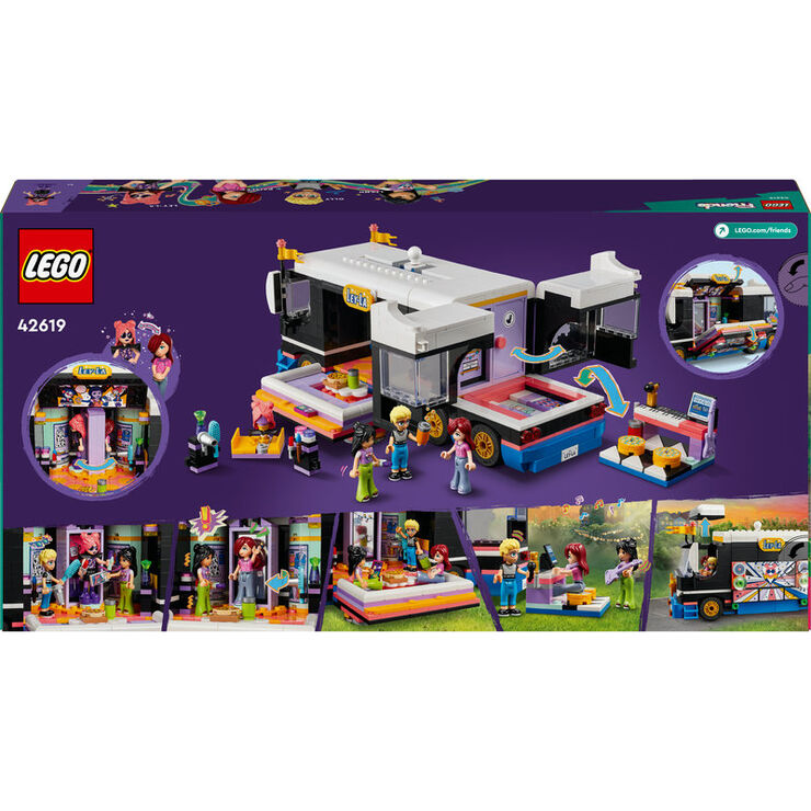 LEGO® Friends Bus de Gran Gira Musical 42619