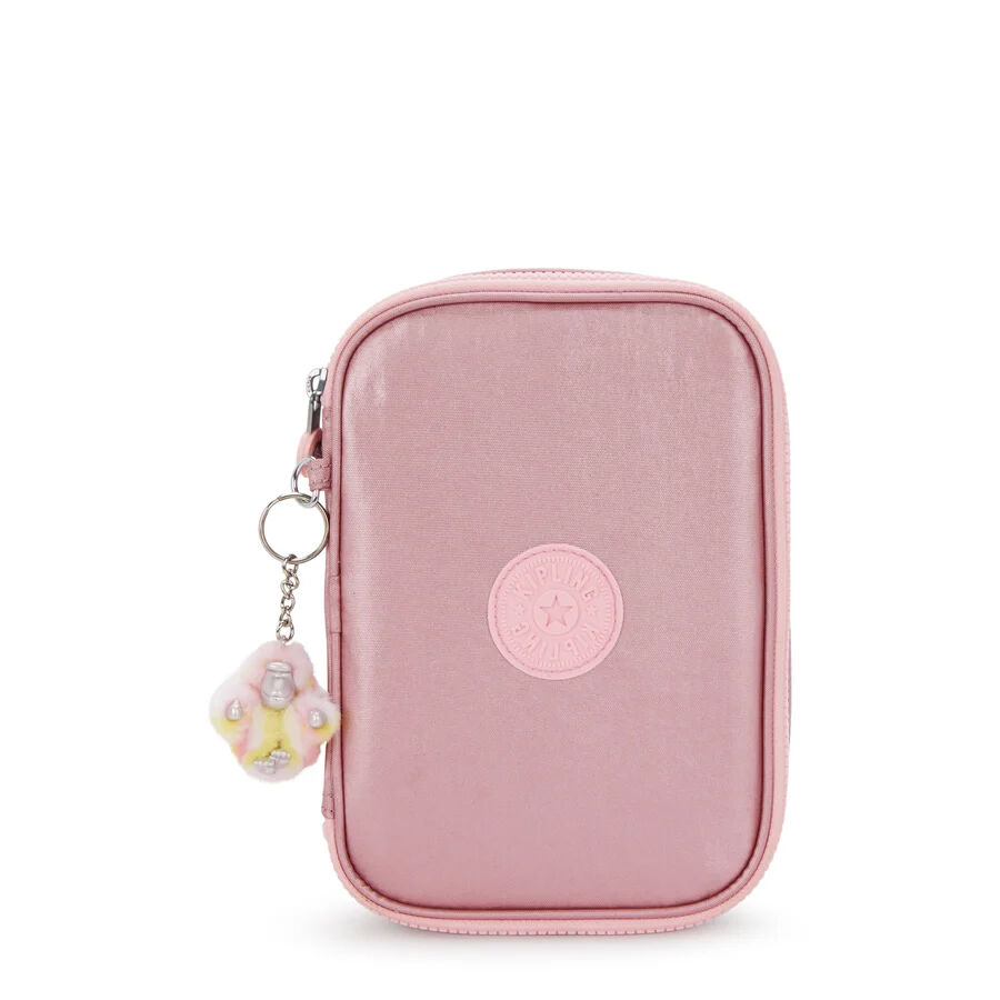 Plumier Vac&iacute;o Kipling Bronze Metalizado