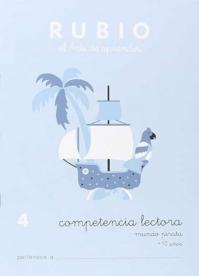 Competencia Lectora 4 Pirata Primaria Rubio