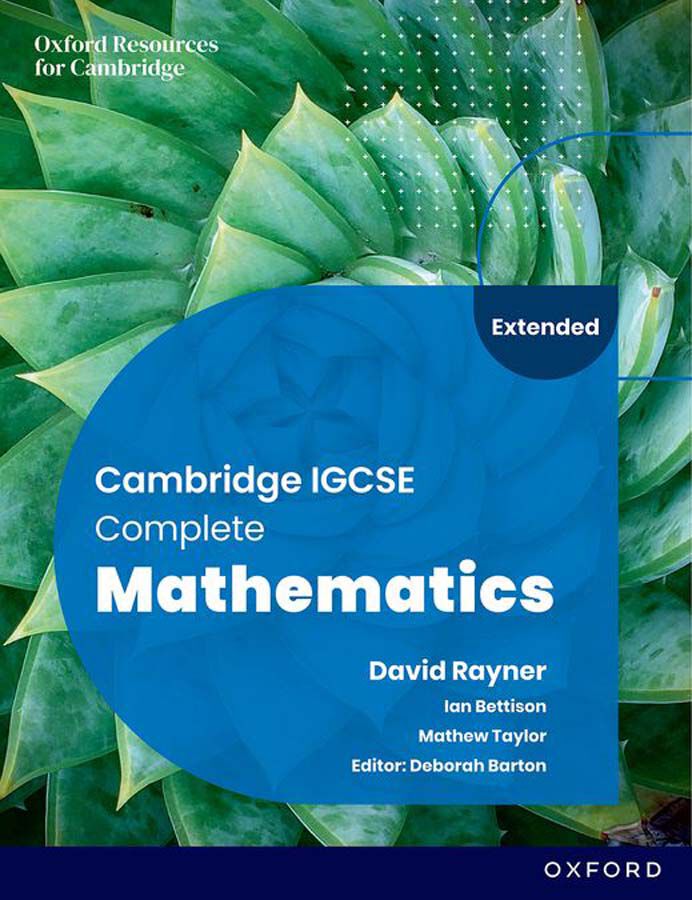 Cambridge Igcse Complete Mathematics Extended Student Book Sixth Edition