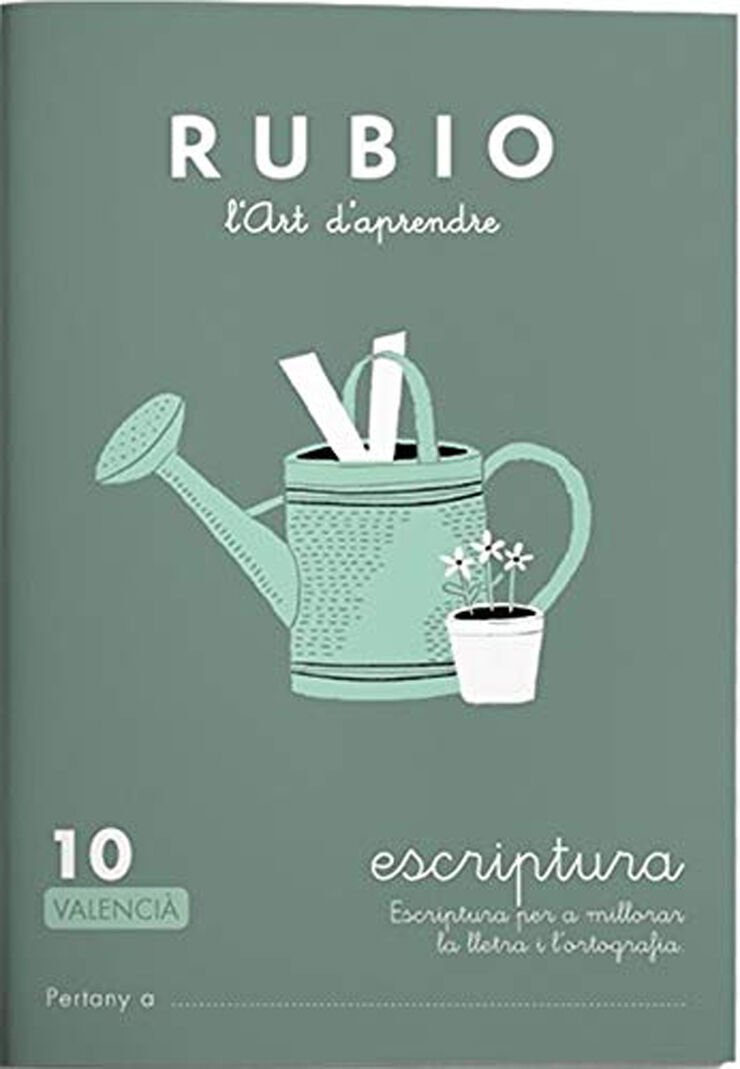 Escriptura 10 (Valencià) Rubio