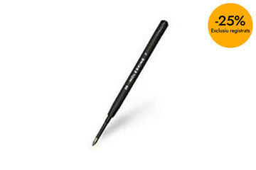 Recambio Bol&iacute;grafo Moleskine 1,0 negro